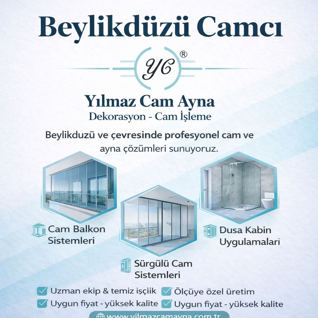Beylikdüzü Camcı: Modern Yapılar İçin Estetik ve Güvenli Cam Çözümleri