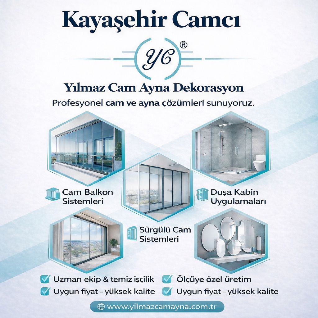 Kayaşehir Camcı: Yüksek Katlı Yapılarda Güvenli ve İzole Cam Çözümleri