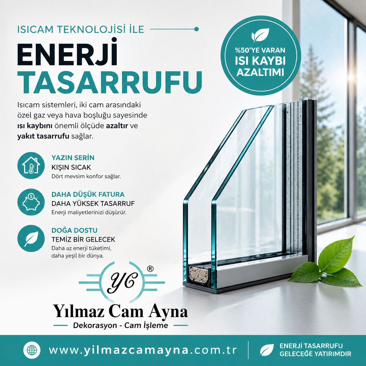Isıcam Teknolojisi ile Evinizde Enerji Tasarrufu Devri