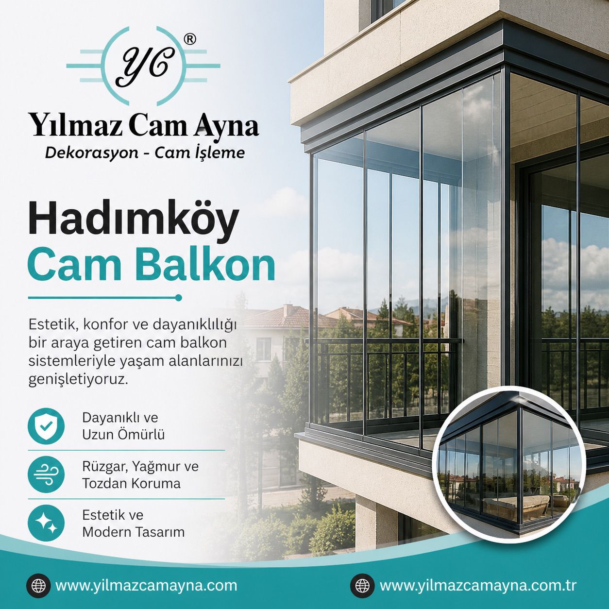 Hadımköy Cam Balkon: Yaşam Alanlarınızı Estetikle Genişletin