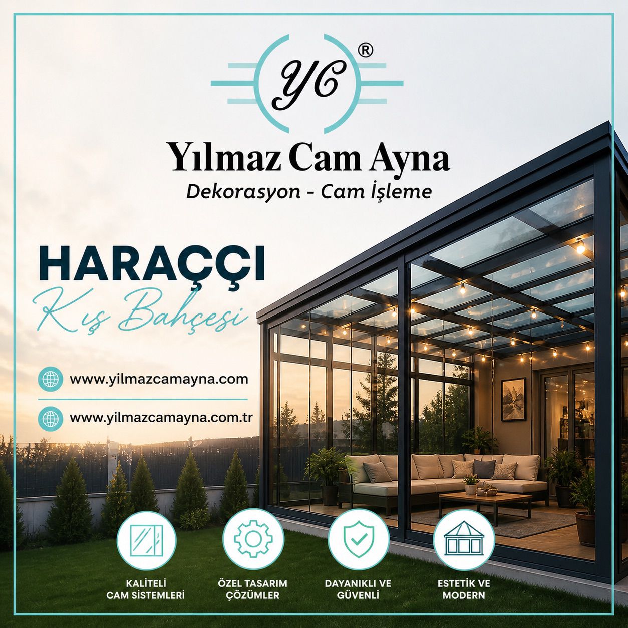 Haraççı Kış Bahçesi: Doğayla İç İçe, Konforlu Yaşam Alanları